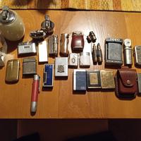 collezione di accendini vintage e Zippo 