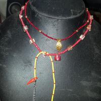 Set composto da choker, collana e bracciale