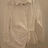 Calliope camicia bianca con nodo