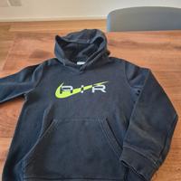 felpa nera nike tg.10/12 anni 