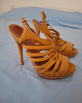 sandali in cuoio Sebastian made in Italy 