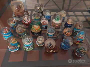 23 Palline in Vetro con Neve Souvenir