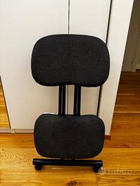 Sedia ergonomica IKEA EIFRED con appoggio per gino