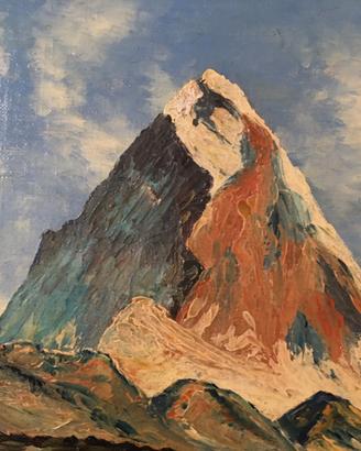 Quadro dipinto olio su masonite/cartone 70 x 50