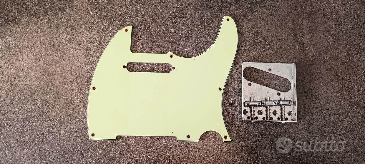 Parafango Chitarra Stile Anni '50 Piastra Bianca Vintage A 3 Strati Per Chitarra - 8 Fori, Tipo ST Parafango, Stile USA Pickguard USA Stile Telecaster Paraffango
