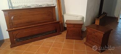 testiera letto con comodini 