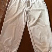 Pantaloni softball o baseball bianchi