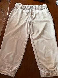 Pantaloni softball o baseball bianchi
