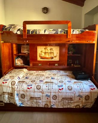 Splendida Cameretta Stile Nautico a Soppalco