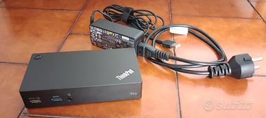 Lenovo docking station USB DP DVI alimentatore