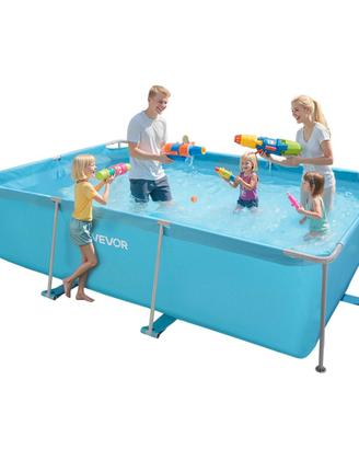 Piscina Fuori Terra Rettangolare Struttura Metallo