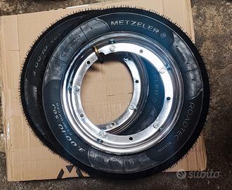 Coppia ruote vespa 3.00-10 NUOVE
