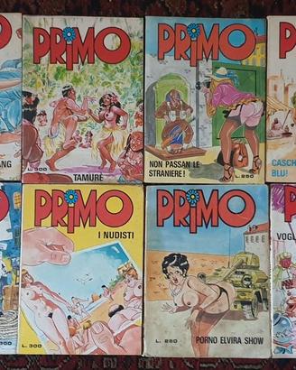 Lotto fumetti serie Primo (8 numeri) anni '70