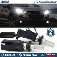Kit lampade LED H7 per Peugeot 4008 CANBUS 6500K