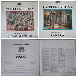 2 Vinili 33 Giri - Cori della Cappella Sistina