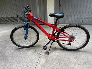 Legnano Hector, MTB 24 Pollici Ragazzo, Rosso Mat