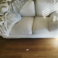 Divano bianco sfoderabile 165x90 – Ottime condizio