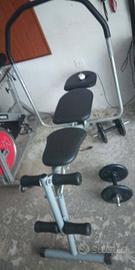 panca addominali  e gambe