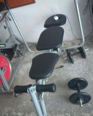 panca addominali  e gambe