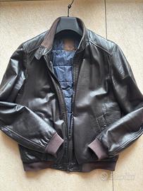 Giubbotto Pelle marrone