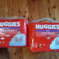 2 pacchi pannolini Huggies Little movers taglia 6