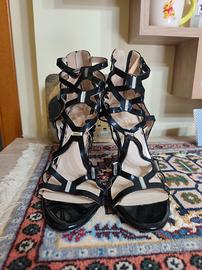 scarpe nere con tacco