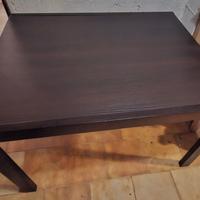 Tavolo allungabile 120 - 210 cm legno mogano scuro