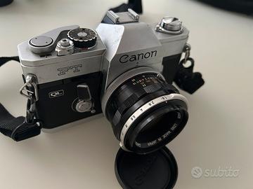 Fotocamera Canon FT QL anni 70