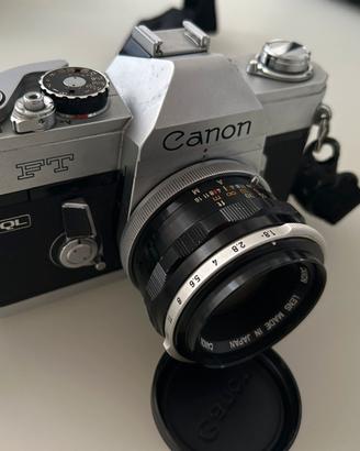 Fotocamera Canon FT QL anni 70