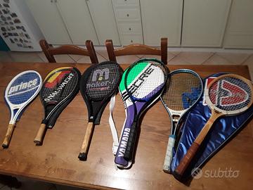 14 racchette tennis vintage originali 