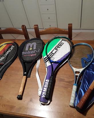 14 racchette tennis vintage originali 