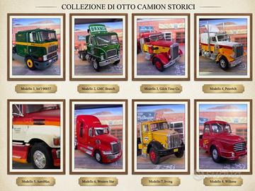 Camion americani con semirimorchio scala 1/43 n 8
