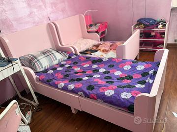 Letti ikea sundvik allugabile rosa