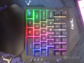 Tastiera Gaming Meccanica a Una Mano HXSJ V100 - R