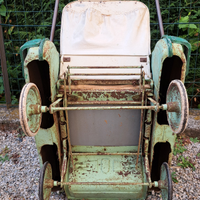 Carrozzina in latta anni 50-60