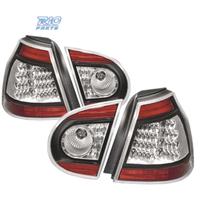 FANALI VOLKSWAGEN VW GOLF 5 03-08 LED FONDO CROMAT