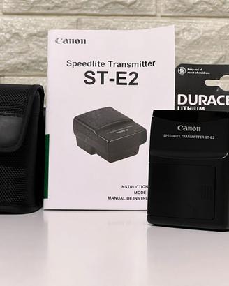 Trasmettitore Canon ST-E2 + batteria nuova