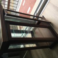 Vetrinetta legno cristallo