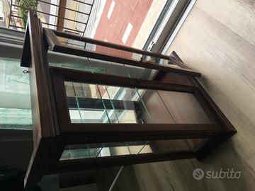 Vetrinetta legno cristallo