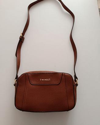 Borsa a tracolla Twinset Milano Camera Bag marrone
