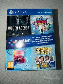4 Giochi PS4 PlayLink Sapere,Hidden,Dimmi,SingStar