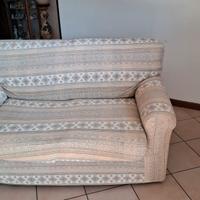 Divano 2 posti in tessuto 