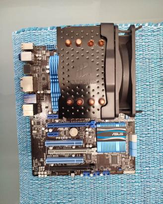 scheda madre Asus+processore+dissipatore