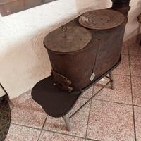 stufa a chitarra in ghisa
