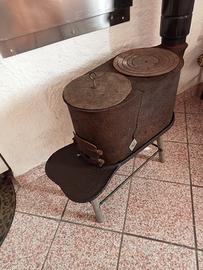 stufa a chitarra in ghisa