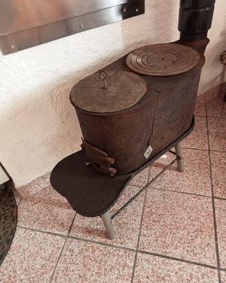 stufa a chitarra in ghisa