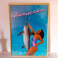 Fiorucci moda design poster vintage fotografia