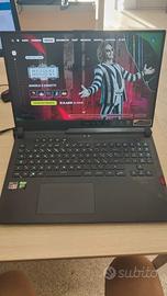asis rog strix g733qs rtx 3080 300 hz schermo 17
