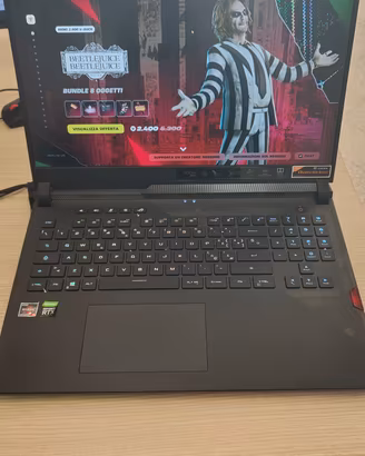 asis rog strix g733qs rtx 3080 300 hz schermo 17
