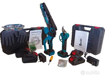 Motosega a batteria+ Forcibi potatura a batteria 